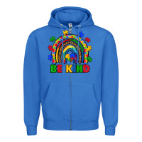 True Royal autism awareness rainbow Zipper Hoodie - Artiststas