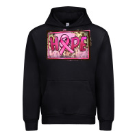 Black Hope Breast Cancer Urban Hoodie - FaDigitalArtStudio