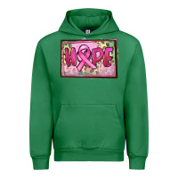 Emerald Hope Breast Cancer Urban Hoodie - FaDigitalArtStudio