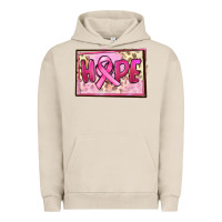 Pigment French Oak Hope Breast Cancer Urban Hoodie - FaDigitalArtStudio