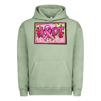 Pigment Oil Green Hope Breast Cancer Urban Hoodie - FaDigitalArtStudio