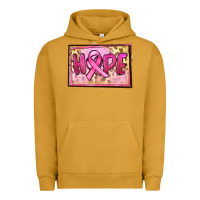 Pigment Peanut Butter Hope Breast Cancer Urban Hoodie - FaDigitalArtStudio
