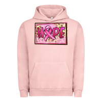 Pigment Salmon Hope Breast Cancer Urban Hoodie - FaDigitalArtStudio