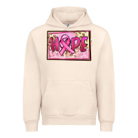 Sandshell Hope Breast Cancer Urban Hoodie - FaDigitalArtStudio
