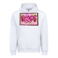 White Hope Breast Cancer Urban Hoodie - FaDigitalArtStudio