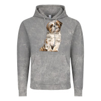 Cloud Rock Shih Tzu Dog Vintage Hoodie - LillyAllenDesigns