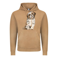 Vintage Camel Shih Tzu Dog Vintage Hoodie - LillyAllenDesigns