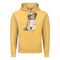 Vintage Mustard Shih Tzu Dog Vintage Hoodie - LillyAllenDesigns