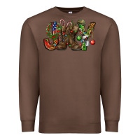 Chestnut Army Christmas Joy Premium Sweatshirt - NancyCooperArtShop