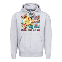 Heather Grey just because my path is different Zipper Hoodie - Artiststas