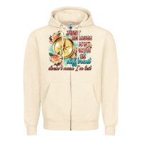 Sandshell just because my path is different Zipper Hoodie - Artiststas
