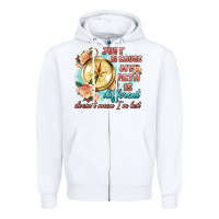 White just because my path is different Zipper Hoodie - Artiststas