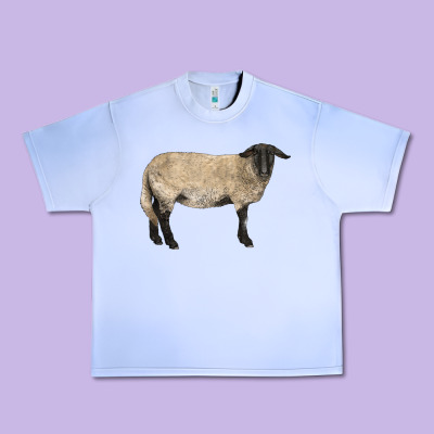 Suffolk Sheep Urban Heavy Tee Designed By Lillyallendesigns