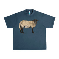 Midnight Navy Suffolk Sheep Urban Heavy Tee - LillyAllenDesigns