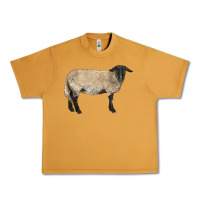 Peanut Butter Suffolk Sheep Urban Heavy Tee - LillyAllenDesigns