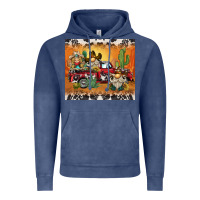 Vintage Denim western gnome truck Vintage Hoodie - BarkalooDesign