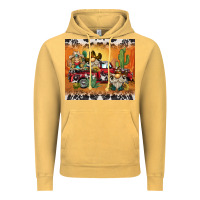 Vintage Mustard western gnome truck Vintage Hoodie - BarkalooDesign