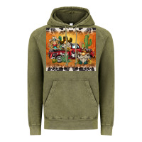 Vintage Olive western gnome truck Vintage Hoodie - BarkalooDesign