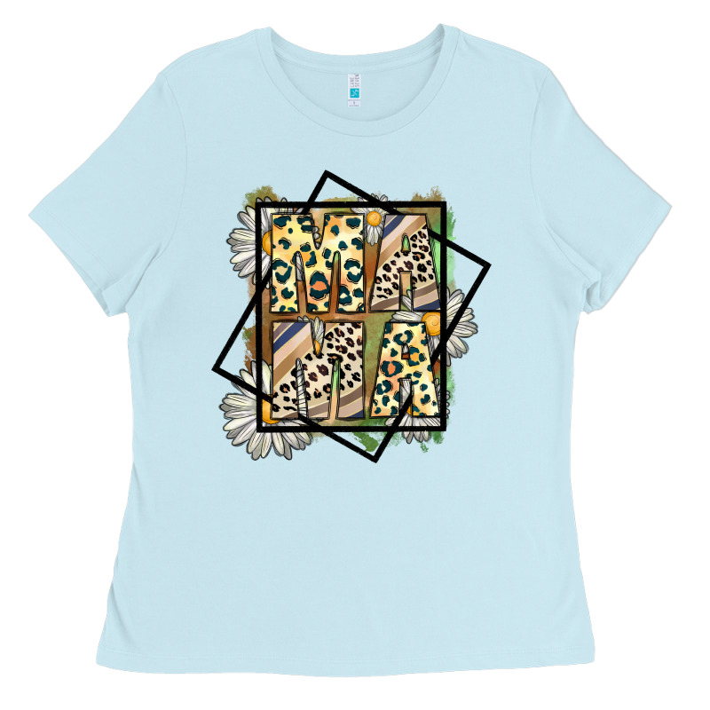 Mama Leopard Ladies Tee by CowhideDigitalArt | Teevron
