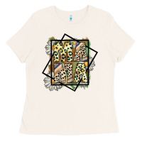 Bone mama leopard Ladies Tee - CowhideDigitalArt