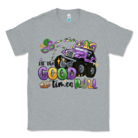Heather Grey let the good times roll Classic Tee - MaliasSmallBusiness