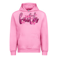 Fuchsia Pink Faith Breast Cancer Urban Hoodie - FaDigitalArtStudio