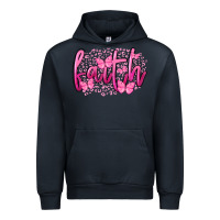 Navy Faith Breast Cancer Urban Hoodie - FaDigitalArtStudio