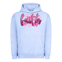Pigment Grape Ice Faith Breast Cancer Urban Hoodie - FaDigitalArtStudio