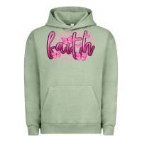 Pigment Oil Green Faith Breast Cancer Urban Hoodie - FaDigitalArtStudio