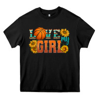 Black love my girl basketball Heavy Core Tee - HRA Design Shop