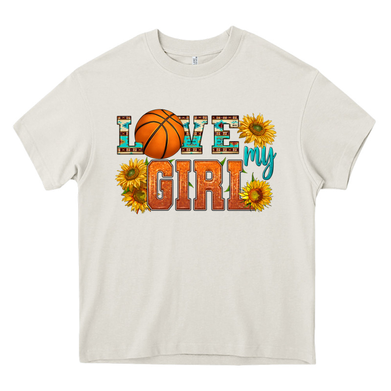 Love My Girl Basketball Heavy Core Tee by HRA Design Shop | Teevron