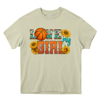 Mossy love my girl basketball Heavy Core Tee - HRA Design Shop