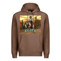 Chestnut Rodeo Cowboy bullfighter western 20oz skinny Premium Hoodie - HowdyJamesFarm