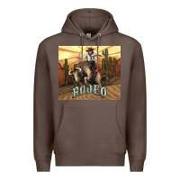 Coffee Rodeo Cowboy bullfighter western 20oz skinny Premium Hoodie - HowdyJamesFarm