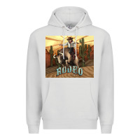 Dove Grey Rodeo Cowboy bullfighter western 20oz skinny Premium Hoodie - HowdyJamesFarm