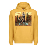 Mustard Rodeo Cowboy bullfighter western 20oz skinny Premium Hoodie - HowdyJamesFarm