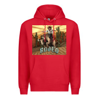 Red Rodeo Cowboy bullfighter western 20oz skinny Premium Hoodie - HowdyJamesFarm