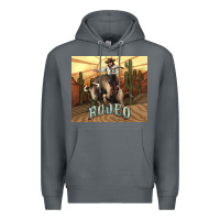 Rock Rodeo Cowboy bullfighter western 20oz skinny Premium Hoodie - HowdyJamesFarm