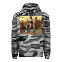 Slate Camo Rodeo Cowboy bullfighter western 20oz skinny Premium Hoodie - HowdyJamesFarm