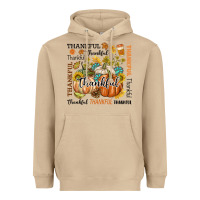 Mushroom Thankful Heavyweight Hoodie - texasbilliewilder