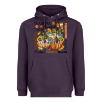 Plum Thankful Heavyweight Hoodie - texasbilliewilder