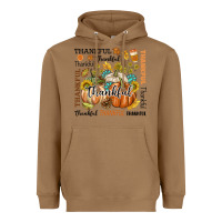 Toasted Coconut Thankful Heavyweight Hoodie - texasbilliewilder
