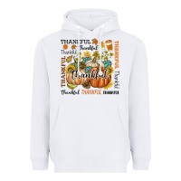 White Thankful Heavyweight Hoodie - texasbilliewilder