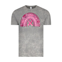Cloud Rock breast cancer awareness rainbow Vintage Tee - Jasminsmagicworld