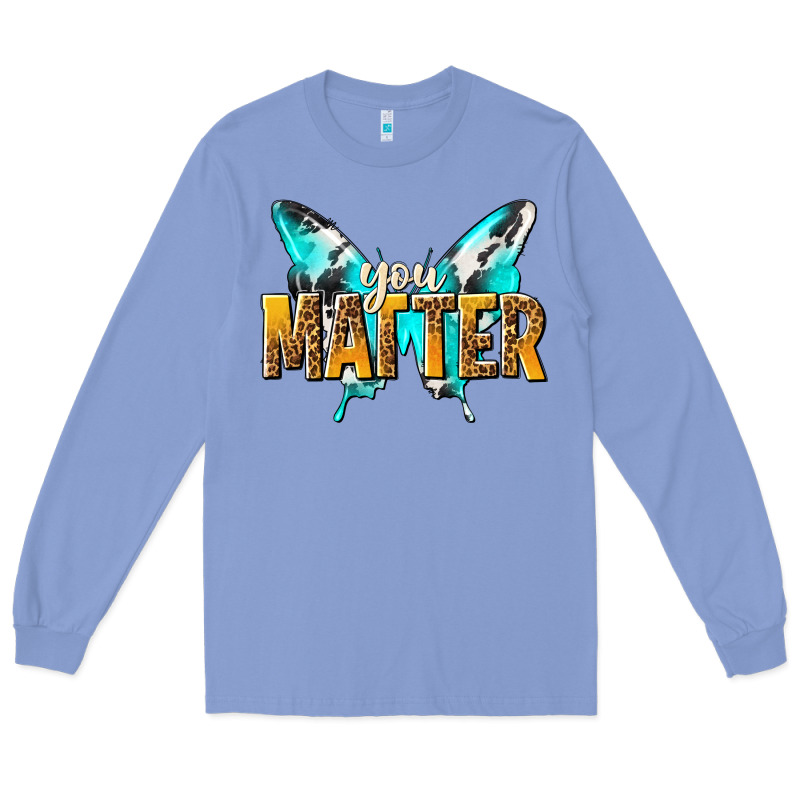 You Matter Long Sleeve Tee by NancyCooperArtShop | Teevron