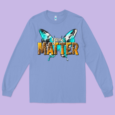 You Matter Long Sleeve Tee Designed By Nancycooperartshop