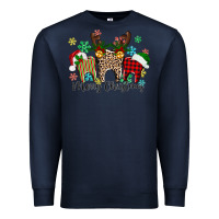 Navy Merry Christmas tooth Premium Sweatshirt - texasbilliewilder