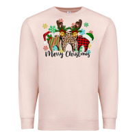 Pale Pink Merry Christmas tooth Premium Sweatshirt - texasbilliewilder
