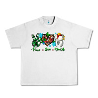 Peace Love Dental For Christmas Urban Heavy Tee | Teevron
