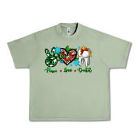 Oil Green peace love dental for Christmas Urban Heavy Tee - AdoDesignShop